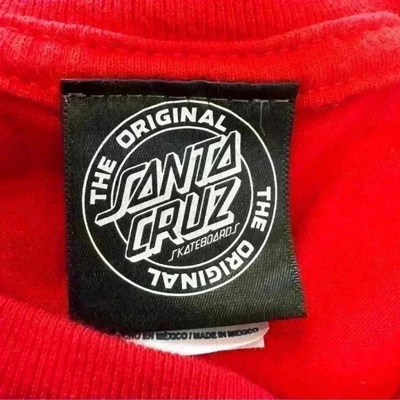 Santa Cruz Skateboard, Wave Logo, Long Sleeve T-Shirt, Size XL - Picture 3 of 5